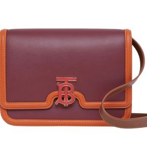 Brand New Medium calf Leather TB Bag - Crossbody cum Shoulder